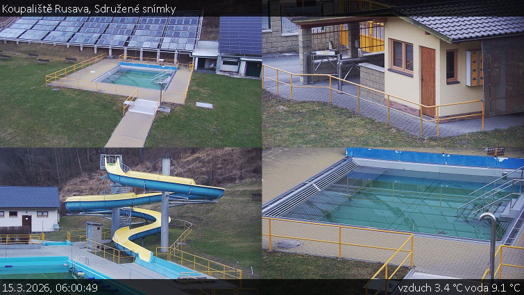 Koupaliště Rusava - Sdružené snímky - 15.3.2026 v 06:00
