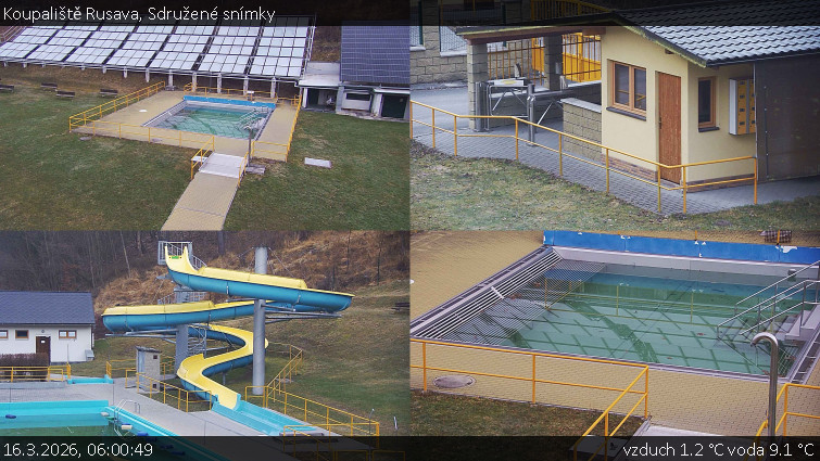Koupaliště Rusava - Sdružené snímky - 16.3.2026 v 06:00