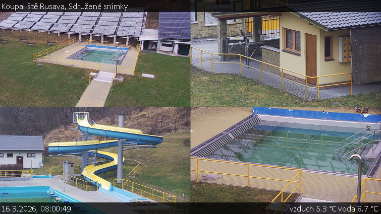 Koupaliště Rusava - Sdružené snímky - 16.3.2026 v 08:00