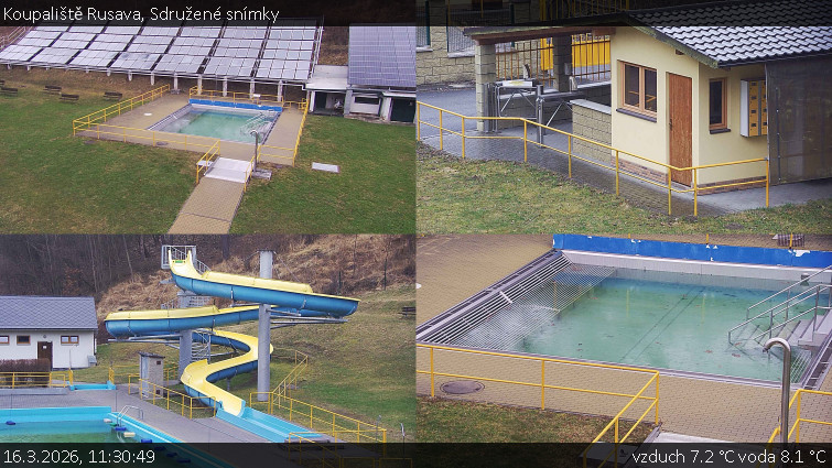 Koupaliště Rusava - Sdružené snímky - 16.3.2026 v 11:30