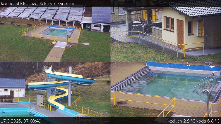 Koupaliště Rusava - Sdružené snímky - 17.3.2026 v 07:00
