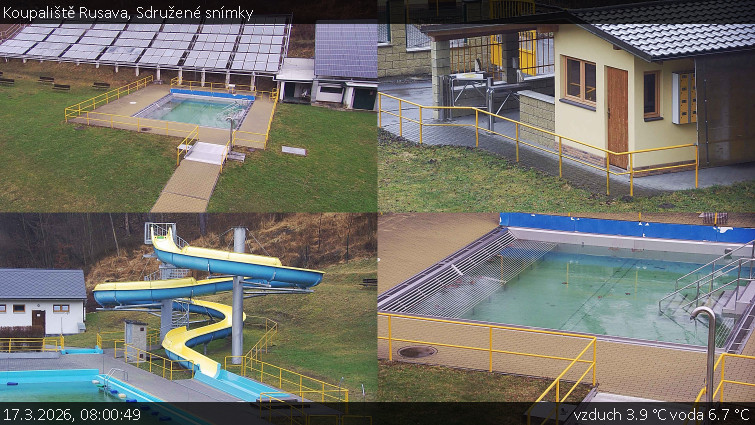 Koupaliště Rusava - Sdružené snímky - 17.3.2026 v 08:00