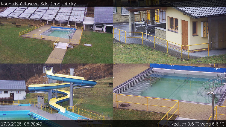 Koupaliště Rusava - Sdružené snímky - 17.3.2026 v 08:30