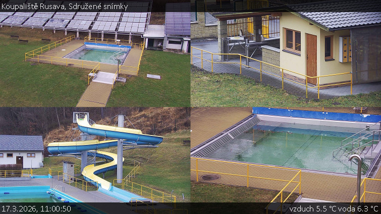 Koupaliště Rusava - Sdružené snímky - 17.3.2026 v 11:00