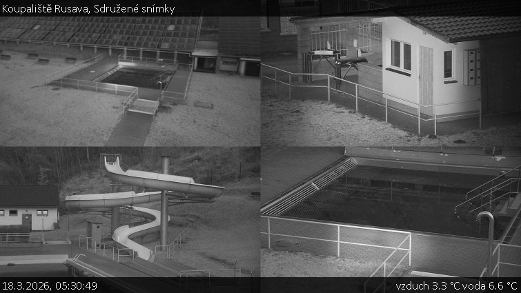 Koupaliště Rusava - Sdružené snímky - 18.3.2026 v 05:30