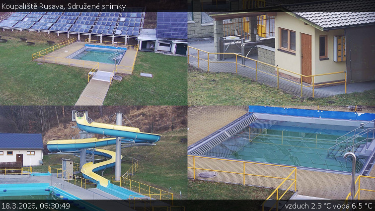 Koupaliště Rusava - Sdružené snímky - 18.3.2026 v 06:30