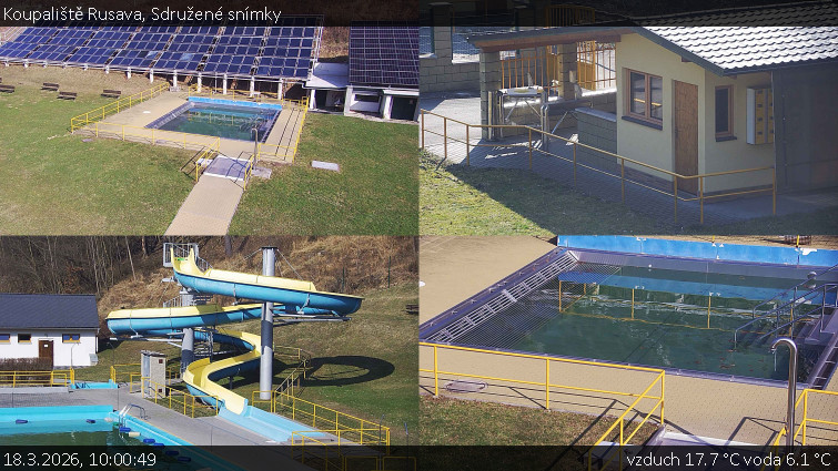 Koupaliště Rusava - Sdružené snímky - 18.3.2026 v 10:00