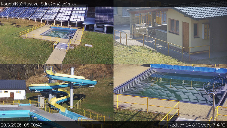 Koupaliště Rusava - Sdružené snímky - 20.3.2026 v 08:00