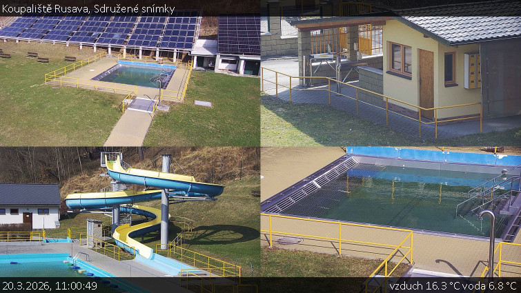Koupaliště Rusava - Sdružené snímky - 20.3.2026 v 11:00