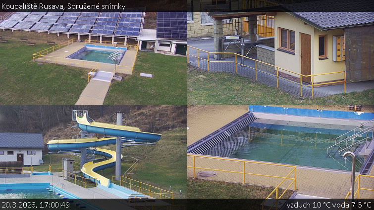 Koupaliště Rusava - Sdružené snímky - 20.3.2026 v 17:00