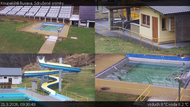 Koupaliště Rusava - Sdružené snímky - 21.3.2026 v 09:30