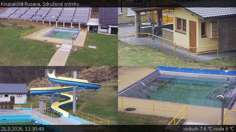 Koupaliště Rusava - Sdružené snímky - 21.3.2026 v 11:30
