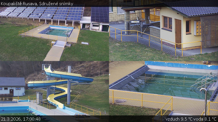 Koupaliště Rusava - Sdružené snímky - 21.3.2026 v 17:00