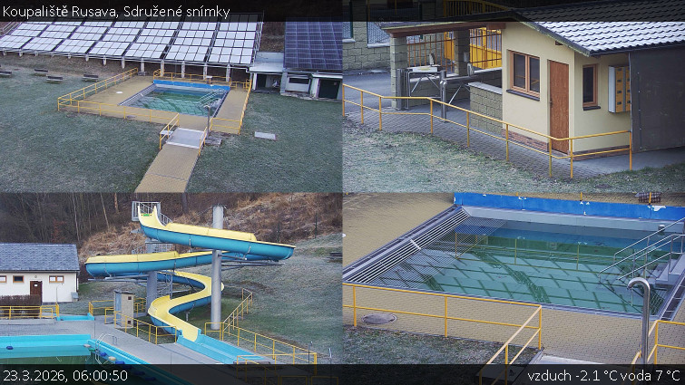 Koupaliště Rusava - Sdružené snímky - 23.3.2026 v 06:00