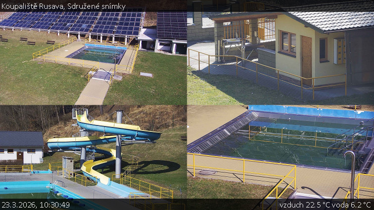 Koupaliště Rusava - Sdružené snímky - 23.3.2026 v 10:30