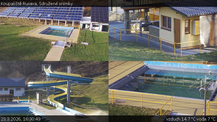 Koupaliště Rusava - Sdružené snímky - 23.3.2026 v 16:30