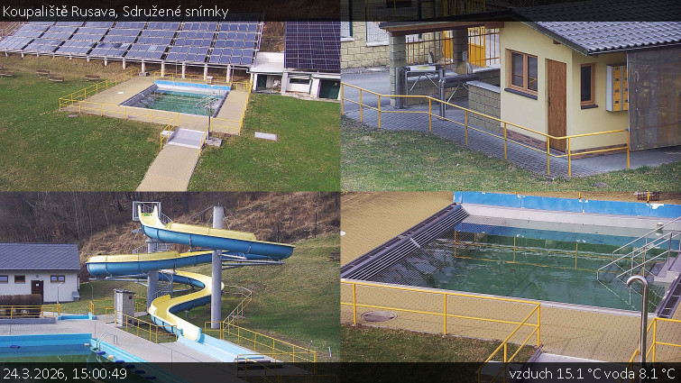 Koupaliště Rusava - Sdružené snímky - 24.3.2026 v 15:00