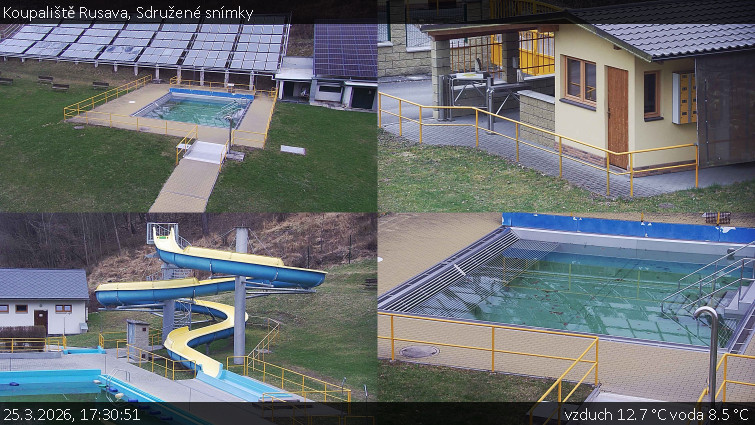 Koupaliště Rusava - Sdružené snímky - 25.3.2026 v 17:30