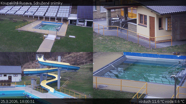Koupaliště Rusava - Sdružené snímky - 25.3.2026 v 18:00