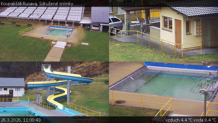 Koupaliště Rusava - Sdružené snímky - 26.3.2026 v 11:00