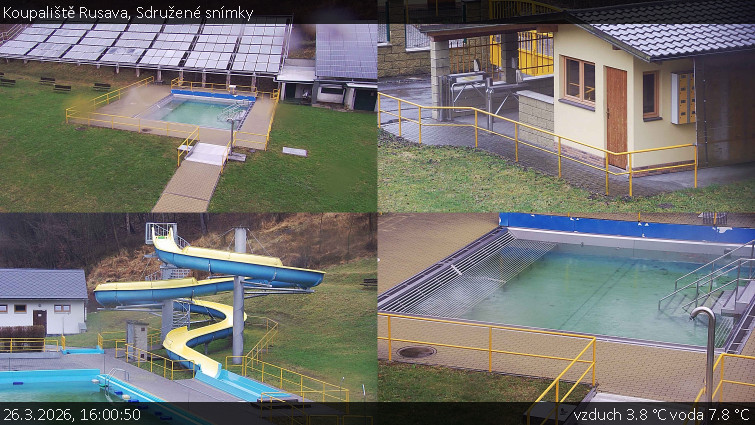 Koupaliště Rusava - Sdružené snímky - 26.3.2026 v 16:00