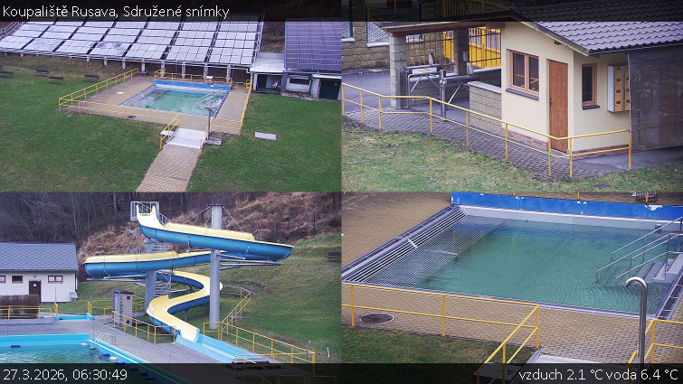 Koupaliště Rusava - Sdružené snímky - 27.3.2026 v 06:30
