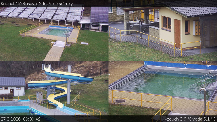 Koupaliště Rusava - Sdružené snímky - 27.3.2026 v 09:30