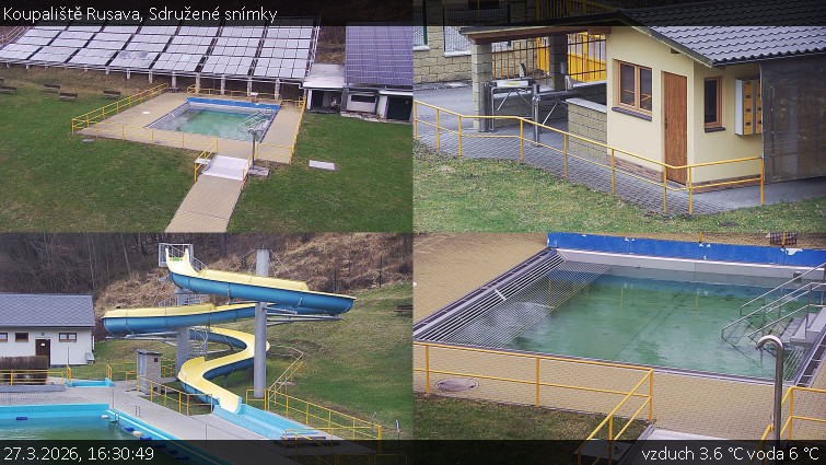 Koupaliště Rusava - Sdružené snímky - 27.3.2026 v 16:30