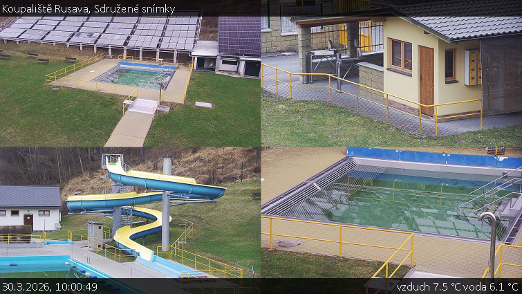 Koupaliště Rusava - Sdružené snímky - 30.3.2026 v 10:00