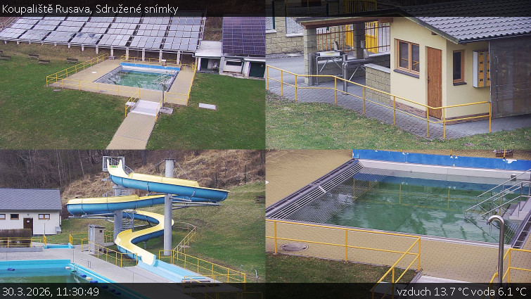 Koupaliště Rusava - Sdružené snímky - 30.3.2026 v 11:30