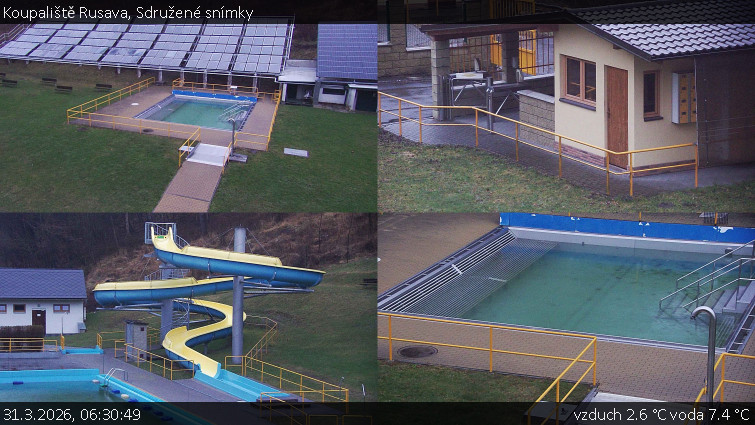 Koupaliště Rusava - Sdružené snímky - 31.3.2026 v 06:30