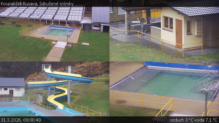 Koupaliště Rusava - Sdružené snímky - 31.3.2026 v 09:00