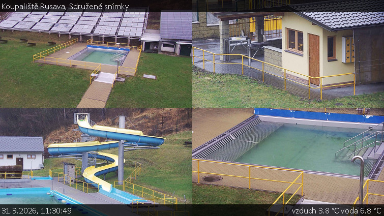 Koupaliště Rusava - Sdružené snímky - 31.3.2026 v 11:30