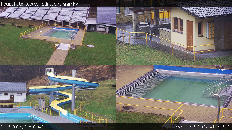 Koupaliště Rusava - Sdružené snímky - 31.3.2026 v 12:00