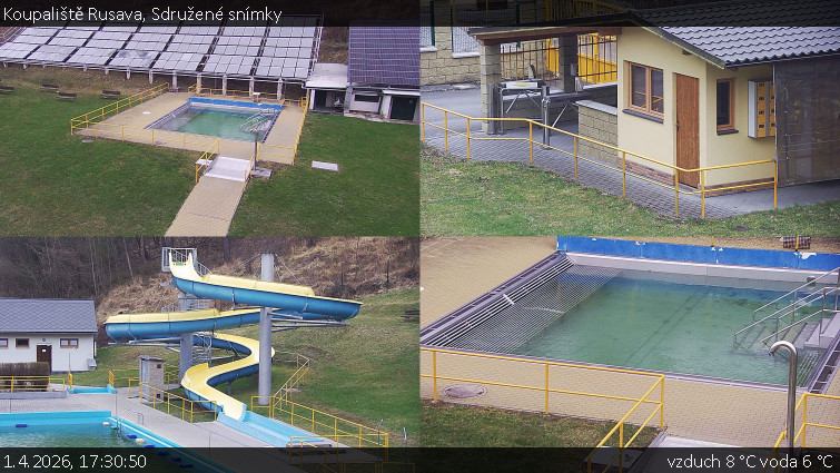 Koupaliště Rusava - Sdružené snímky - 1.4.2026 v 17:30