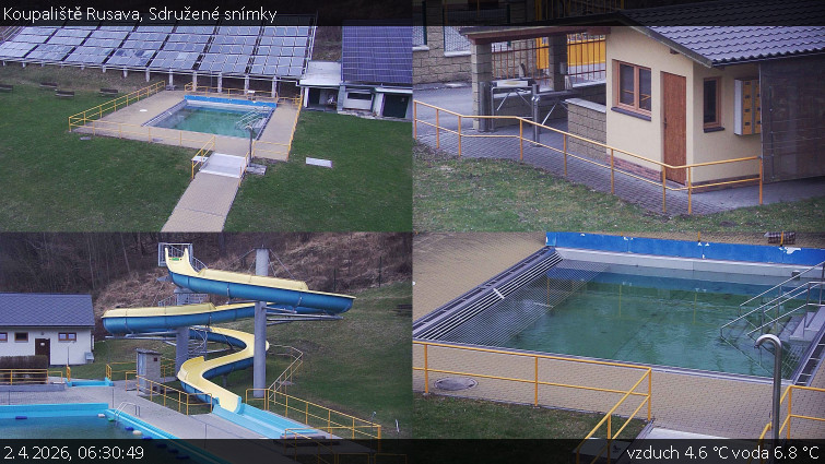 Koupaliště Rusava - Sdružené snímky - 2.4.2026 v 06:30