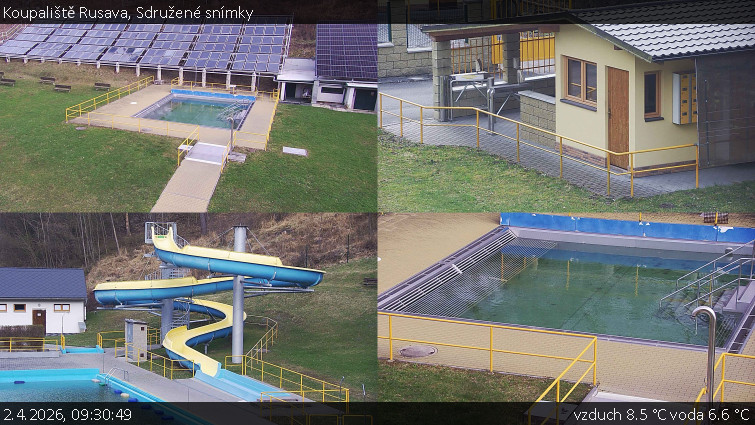 Koupaliště Rusava - Sdružené snímky - 2.4.2026 v 09:30