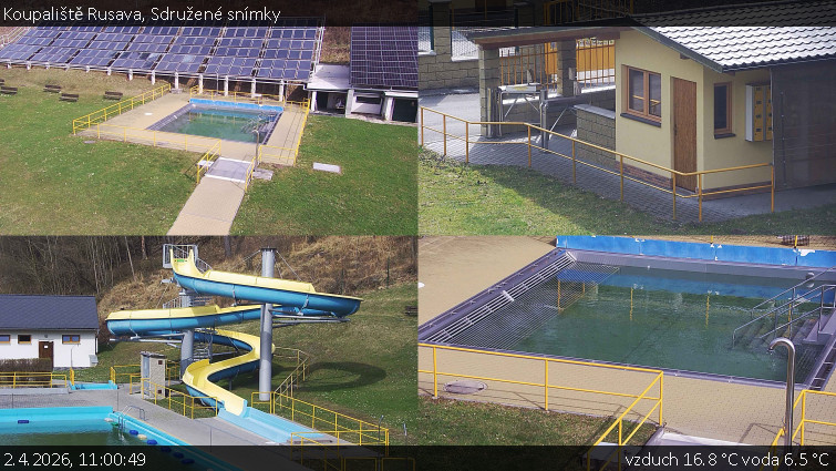 Koupaliště Rusava - Sdružené snímky - 2.4.2026 v 11:00