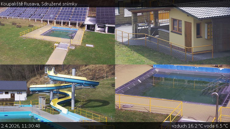 Koupaliště Rusava - Sdružené snímky - 2.4.2026 v 11:30