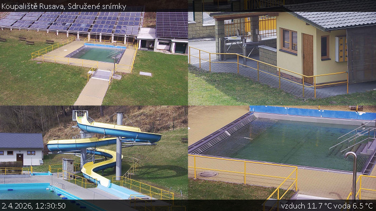 Koupaliště Rusava - Sdružené snímky - 2.4.2026 v 12:30