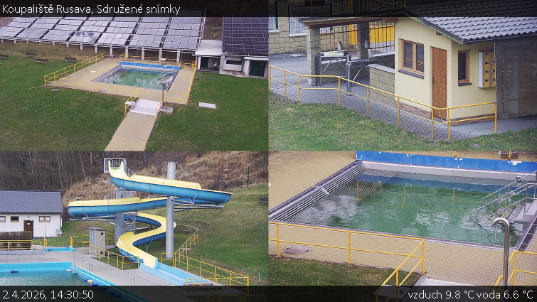 Koupaliště Rusava - Sdružené snímky - 2.4.2026 v 14:30