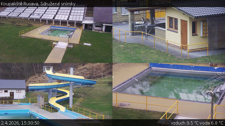 Koupaliště Rusava - Sdružené snímky - 2.4.2026 v 15:30