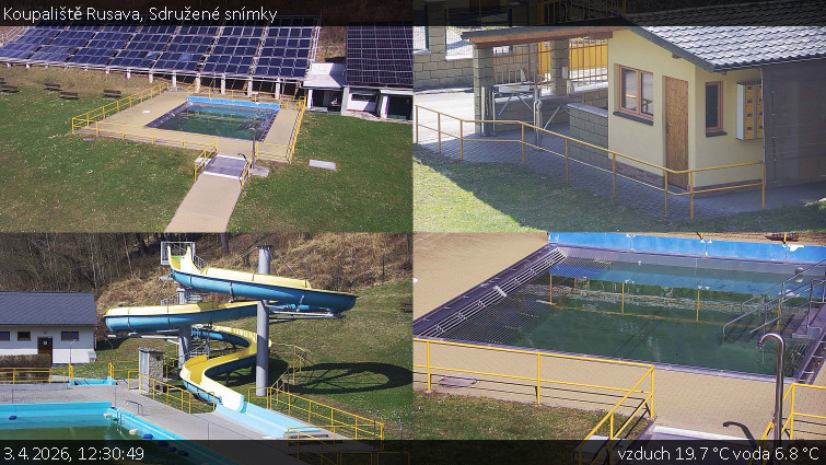 Koupaliště Rusava - Sdružené snímky - 3.4.2026 v 12:30