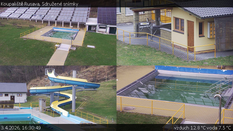 Koupaliště Rusava - Sdružené snímky - 3.4.2026 v 16:30