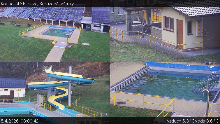 Koupaliště Rusava - Sdružené snímky - 5.4.2026 v 08:00
