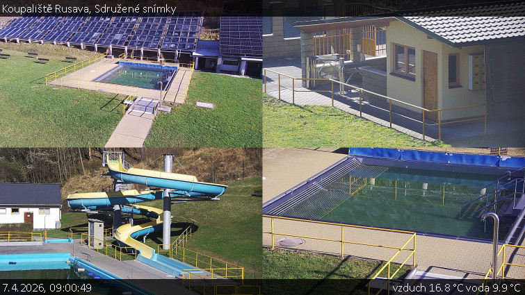 Koupaliště Rusava - Sdružené snímky - 7.4.2026 v 09:00
