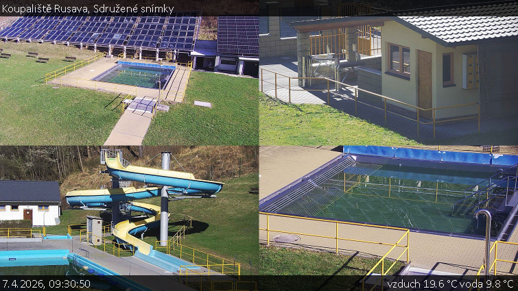 Koupaliště Rusava - Sdružené snímky - 7.4.2026 v 09:30