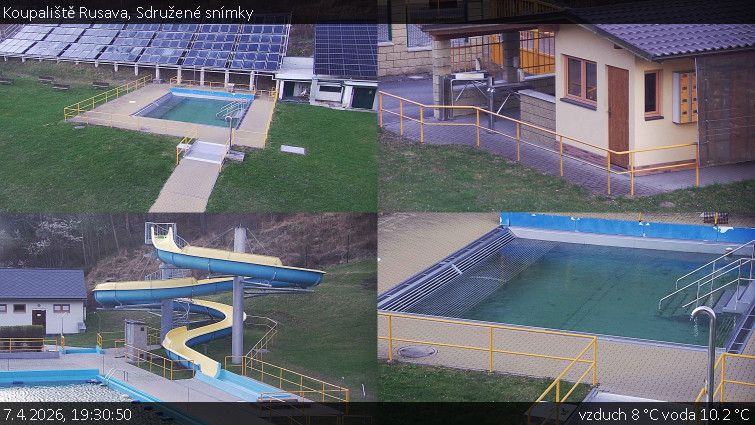 Koupaliště Rusava - Sdružené snímky - 7.4.2026 v 19:30