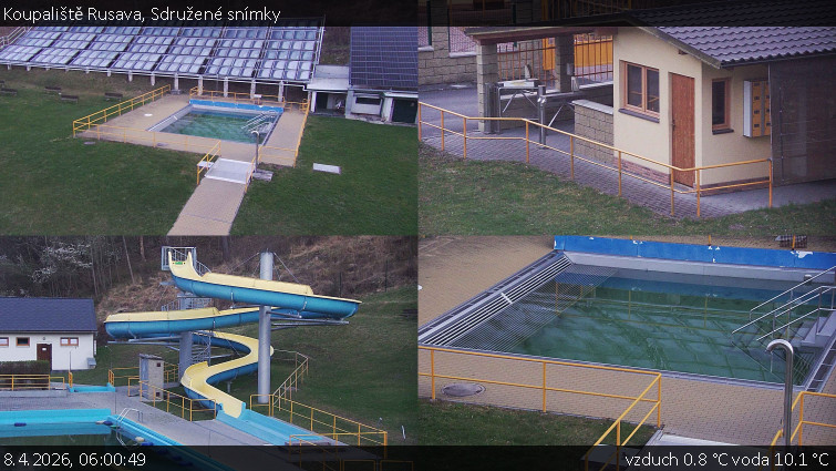 Koupaliště Rusava - Sdružené snímky - 8.4.2026 v 06:00