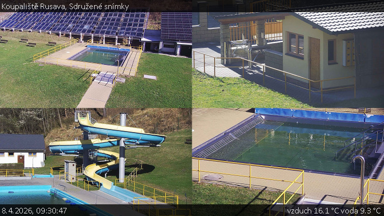 Koupaliště Rusava - Sdružené snímky - 8.4.2026 v 09:30